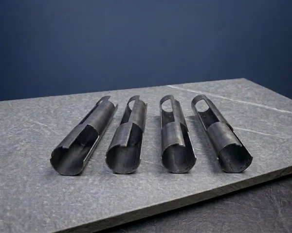 Precision-cut steel tube sections with complex angle profiles